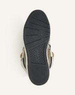 lanvin leather curb sneakers