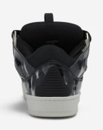 black Lanvin curb sneakers