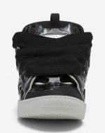 black Lanvin curb sneakers