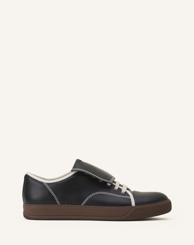 lanvin leather sneakers