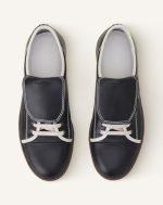 lanvin leather sneakers