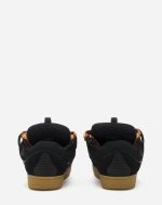 Lanvin leather curb sneakers