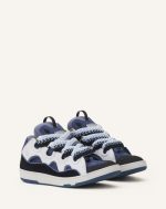 Lanvin leather curb sneakers