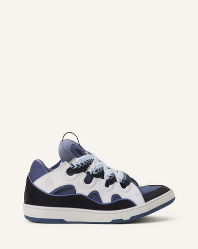 Lanvin leather curb sneakers