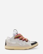 Lanvin leather curb sneakers