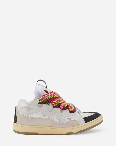 Lanvin leather curb sneakers