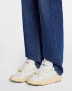 Lanvin leather curb sneakers