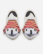 Lanvin leather curb sneakers