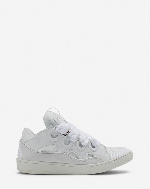 lanvin-leather-curb-sneakers-white lanvin leather curb sneakers
