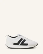 BUMPR NYLON LANVIN SNEAKERS BlancNoir