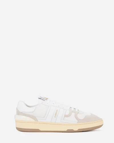 CLAY MESH LANVIN SNEAKERS White
