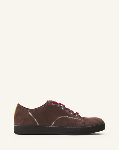 DBB1 HIKING SNEAKERS IN SUEDE LANVIN SNEAKER | Dark Brown/Black
