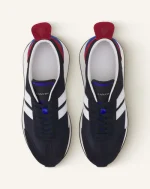 BUMPR NYLON LANVIN SNEAKERS Blanc Marine Noir