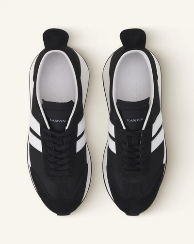 BUMPR NYLON LANVIN SNEAKERS BlackWhite