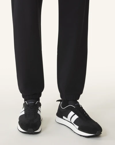 BUMPR NYLON LANVIN SNEAKERS BlackWhite